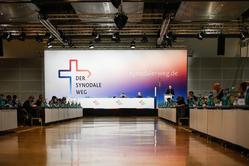 The third Synodal Assembly in Frankfurt Feb. 4, 2021. (CNS photo/Julia Steinbrecht, KNA)