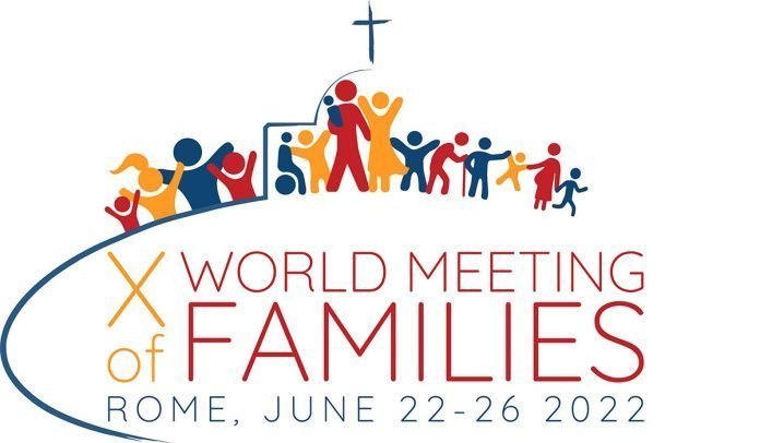 This is the logo for the World Meeting of Families, scheduled to be held in Rome June 22-26, 2022. (CNS photo/World Meeting of Families)