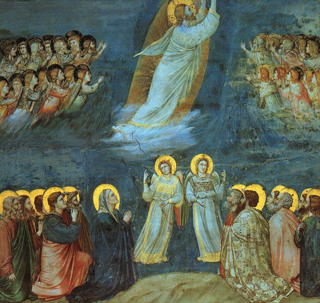 “Ascension,” by Giotto, 14th century. (Wikipedia)