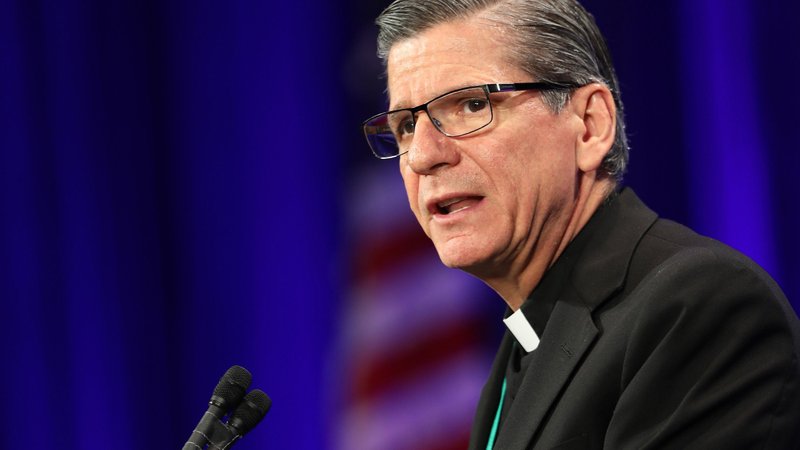 Archbishop Gustavo Garcia-Siller of San Antonio is seen in this 2018 file photo. (CNS photo/Bob Roller)