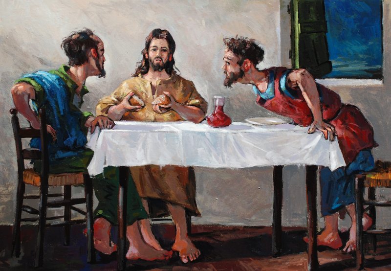 "Supper at Emmaus," by Davide Piubeni.