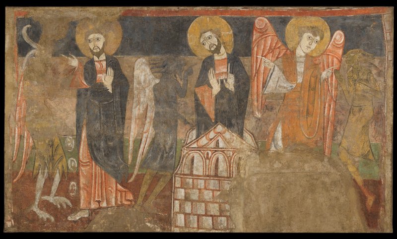 "The Temptation of Christ by the Devil," first half 12th century.(Metropolitan Museum of Art)
