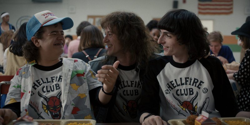 Gaten Matarazzo, Joseph Quinn, and Finn Wolfhard in the fourth season of Netflix's "Stranger Things." (IMDB)