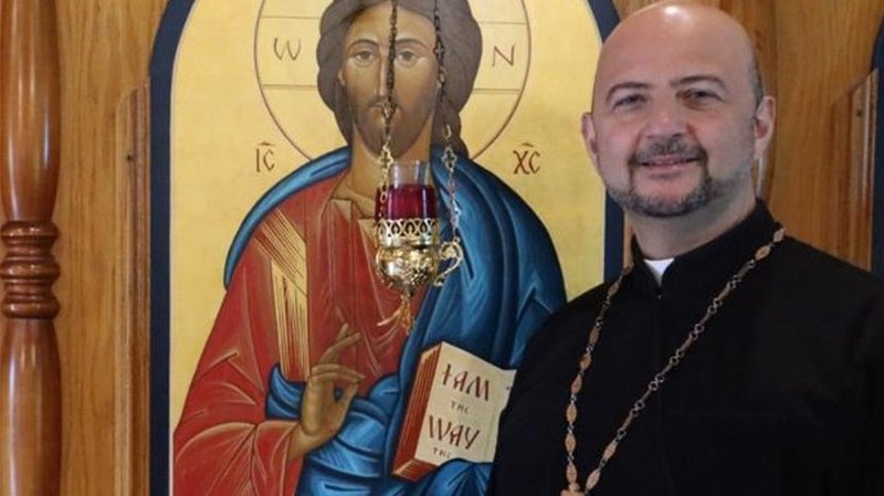 Bishop-elect François E. Beyrouti is seen at Holy Cross Melkite Catholic Church in Placentia, Calif., in this undated photo. On Aug. 20, 2022, Pope Francis confirmed his election to succeed Bishop Nicholas J. Samra of the Melkite Catholic Eparchy of Newton in Massachusetts. The pope accepted the resignation of Bishop Samra, who is 78. Canon law requires bishops to submit their resignation to the pope when they turn 75. (CNS photo/courtesy Holy Cross Melkite Catholic Church)
