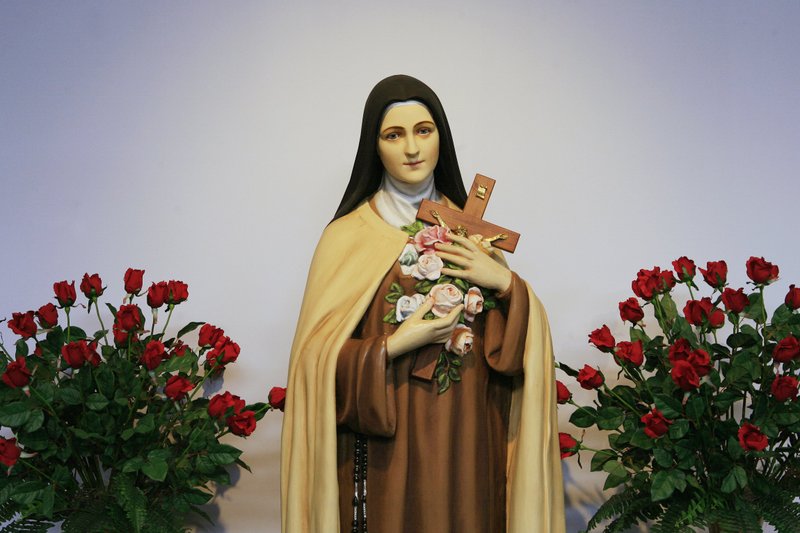 Statue of St. Therese of Lisieux is seen at the National Shrine of St. Therese in Darien, Ill, in this 2007 file photo. (CNS photo/Nancy Wiechec)
