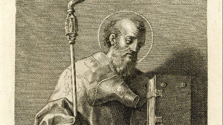 “St. Gregory of Nyssa,” by Francesco Bartolozzi, 1727-1815, Italian. (Wikimedia Commons)