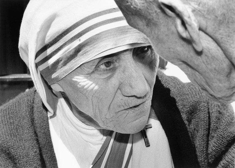 Promotional image of Mother Teresa for the film "Mother Teresa: No Greater Love." (Knights of Columbus)