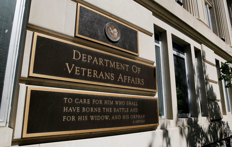 The Department of Veterans Affairs building in Washington is seen in this 2014 file photo. (CNS photo//Larry Downing, Reuters)