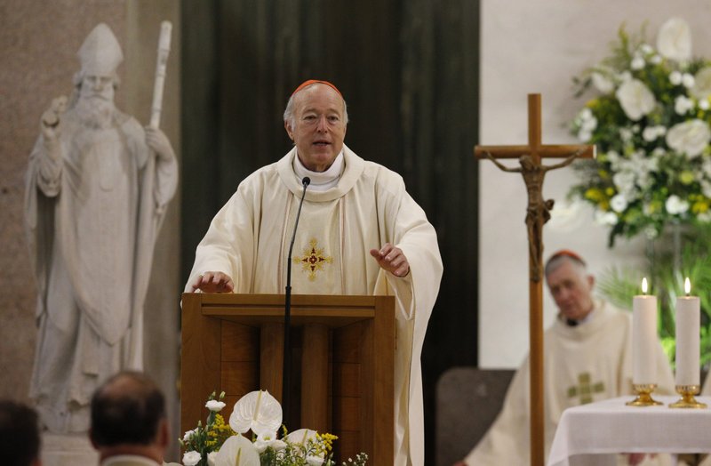 Cardinal Robert W. McElroy of San Diego gives the homily as he celebrates a Mass of thanksgiving at St. Patrick's Church in Rome in this Aug. 28, 2022, file photo. Pope Francis appointed him a member of the Dicastery for Laity, the Family and Life as well as the Dicastery for Promoting Integral Human Development. (CNS photo/Paul Haring)