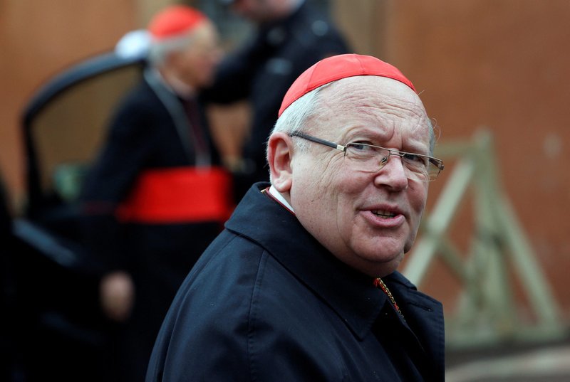 French Cardinal Jean-Pierre Ricard of Bordeaux is pictured in a 2013 photo at the Vatican. The Vatican will begin an investigation of Cardinal Ricard, who admitted in a public letter that he had abused a 14-year-old girl 35 years ago. (CNS photo/Alessandro Bianchi, Reuters)