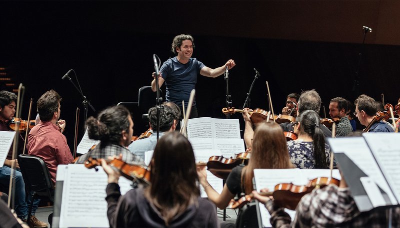 Gustavo Dudamel in “Viva Maestro!” (IMDB)