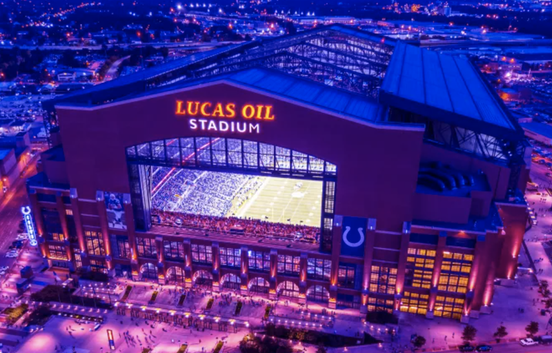 Lucas Oil Stadium in Indianapolis, one of the venues for the 2024 National Eucharistic Congress. (Shutterstock)