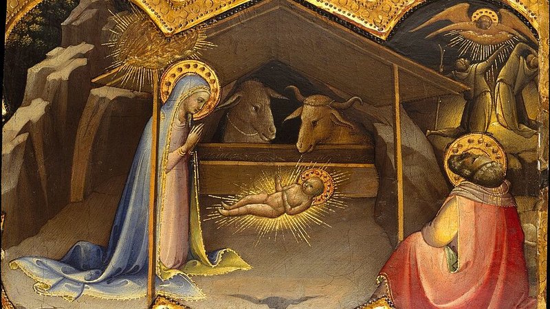 “The Nativity,” by Lorenzo Monaco, circa 1370-circa 1425, Sienese. (Wikimedia Commons)
