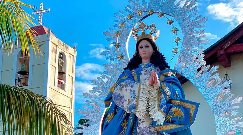 Image of the Immaculate Conception of the Parish of San José de Tipitapa, Nicaragua. (Parish of San José de Tipitapa via CNA)
