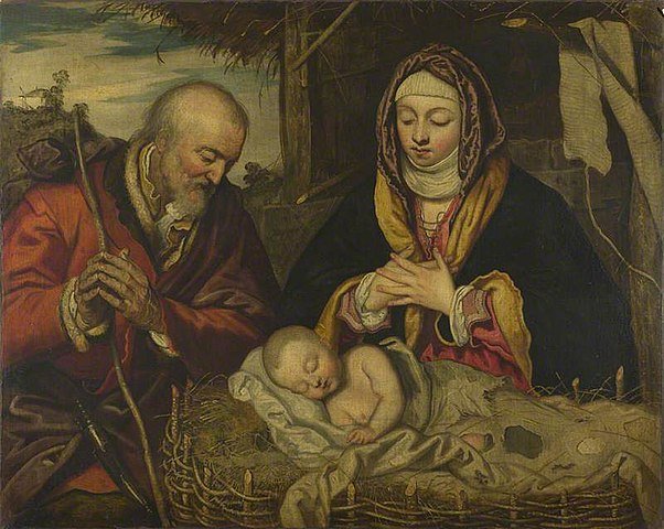 “The Nativity,” by Jacopo Tintoretto, 1518-1594, Italian. (Wikimedia Commons)