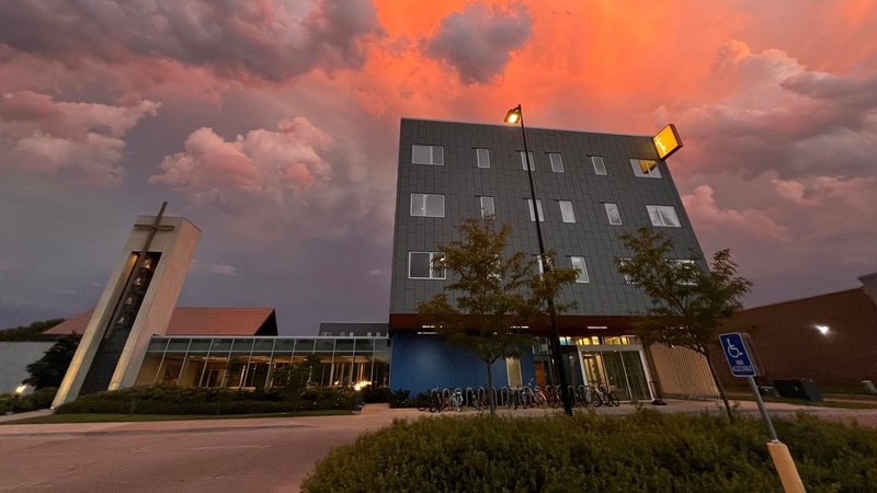 The St. John Paul II Newman Center at the University of Nebraska at Omaha. (Image via Facebook @JPiiOmaha)