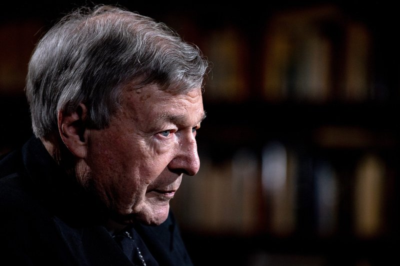 Australian Cardinal George Pell speaks during an interview with EWTN in Rome, Dec. 9, 2020. (Catholic News Agency/Daniel Ibáñez)