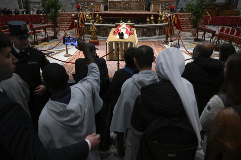 Pope Benedict body