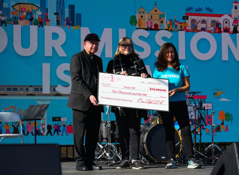 Catholic charity FosterAll received this year's OneLife LA grant. (Stefano Garzia)