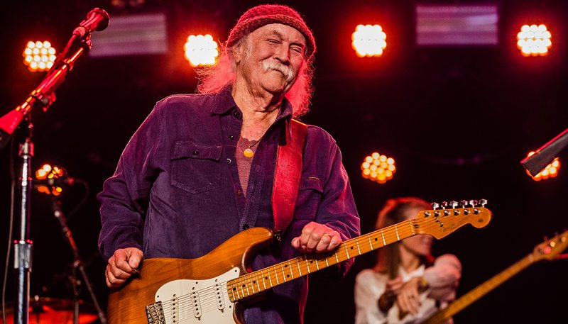 David Crosby performs in 2018. (Shutterstock)