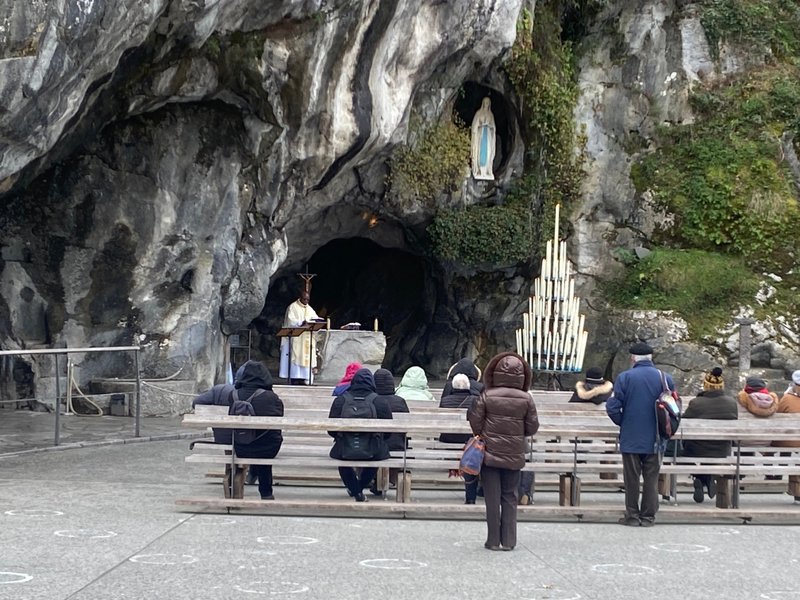 The Shrine at Our Lady of Lourdes in France. (Greg Erlandson)