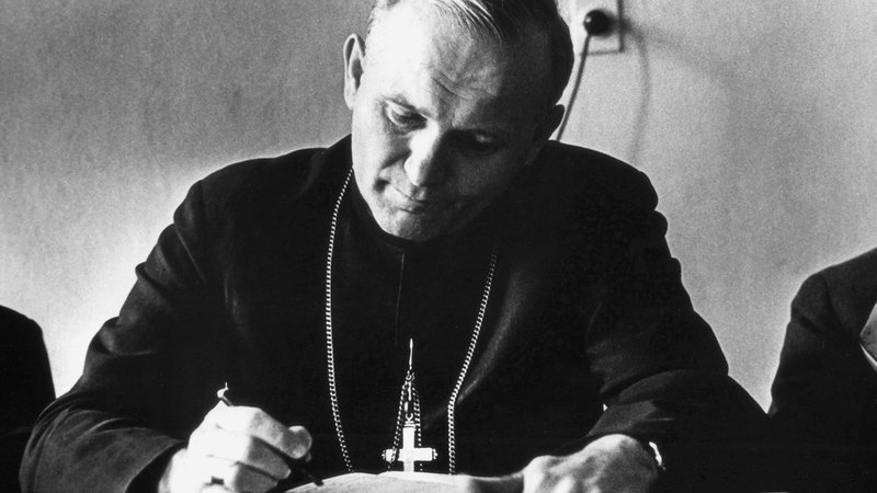As bishop of Krakow in the 1960s, Karol Wojtyla, the future Pope John Paul II, was a prolific writer. He is pictured in an undated photo. (OSV News photo, CNS file)
