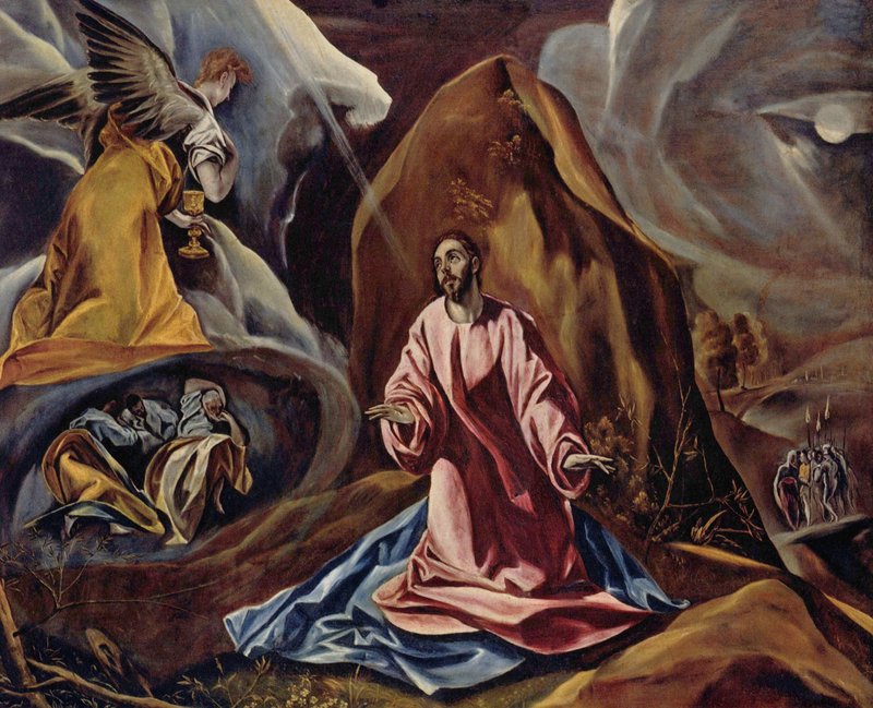 "Agony in the Garden," by El Greco, 1590. (Wikipedia)