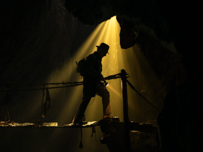 Harrison Ford in “Indiana Jones and the Dial of Destiny.” (Rotten Tomatoes/Disney, Lucasfilm)