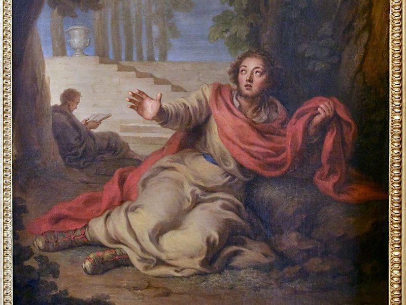 “The Conversion of St. Augustine,” by Charles-Antoine Coypel, 1694-1752, French. (Wikimedia Commons)