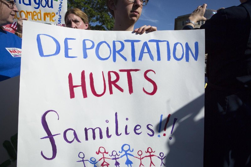 Demonstrators are pictured in a file photo gathering in support of the Deferred Action for Childhood Arrivals program, known as DACA, outside the U.S. Supreme Court in Washington. (OSV News/CNS file, Tyler Orsburn)