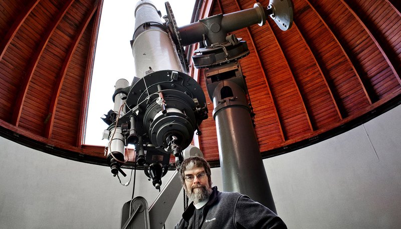 U.S. Brother Guy Consolmagno, SJ, director of the Vatican Observatory, is pictured at the observatory in Rome in this Dec. 12, 2007 file photo. (CNS/Annette Schreyer)