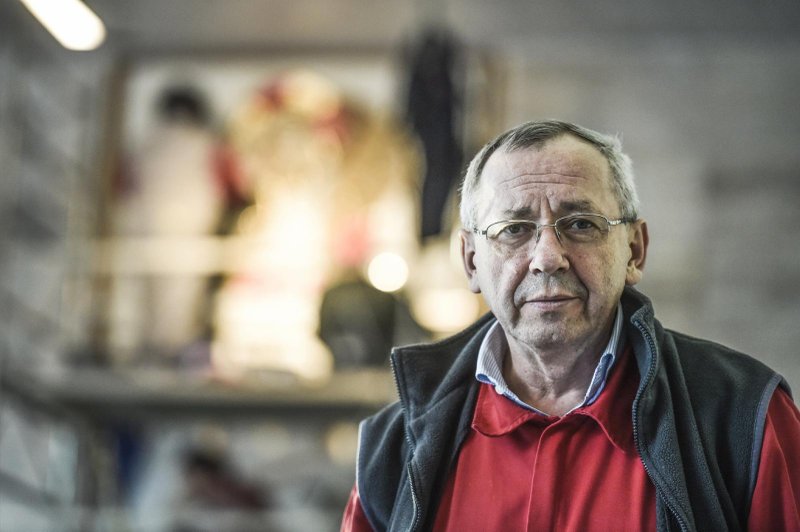 Father Marko Rupnik, recently expelled from the Jesuit order, is pictured in a 2015 photo in Rome. (OSV News/Cristian Gennari, KNA)