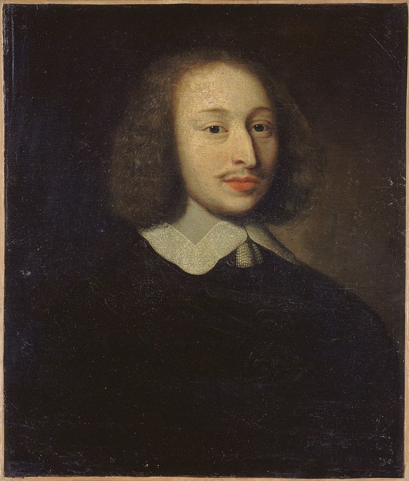 Presumed portrait of Blaise Pascal, scholar and writer, circa 1650. (Wikimedia Commons)