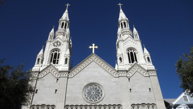 The historic Sts. Peter and Paul Church in San Francisco. (Shutterstock)