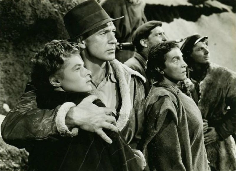 Ingrid Bergman, Gary Cooper, Katina Paxinou, Arturo de Córdova, and Eric Feldary in “For Whom the Bell Tolls.” (IMDB)
