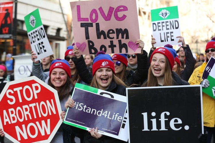 A pro-life demonstration in Washington, D.C., Jan. 27, 2018. (Wikimedia Commons)