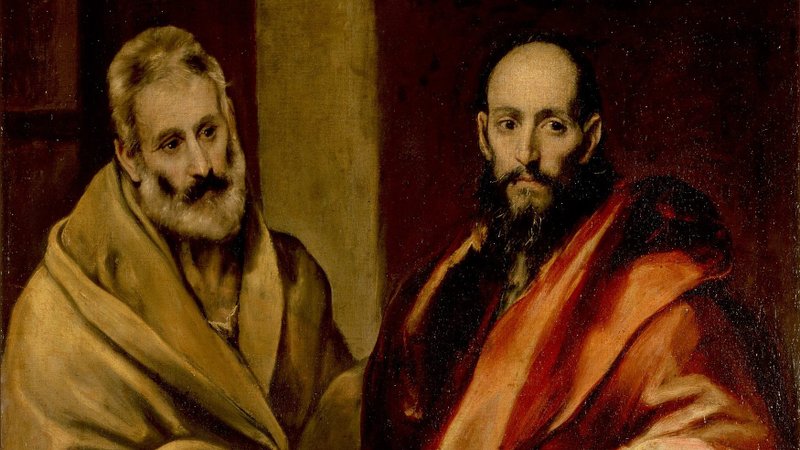 “St. Peter and St. Paul,” by El Greco, 1541-1614, Greek. (Wikimedia Commons)