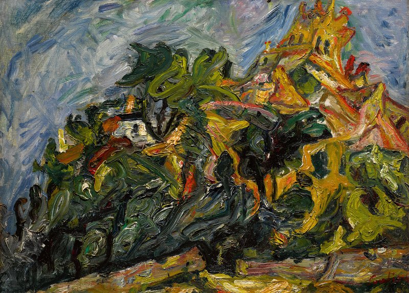 “View of Ceret,” by Chaim Soutine, 1922. (Wikiart)