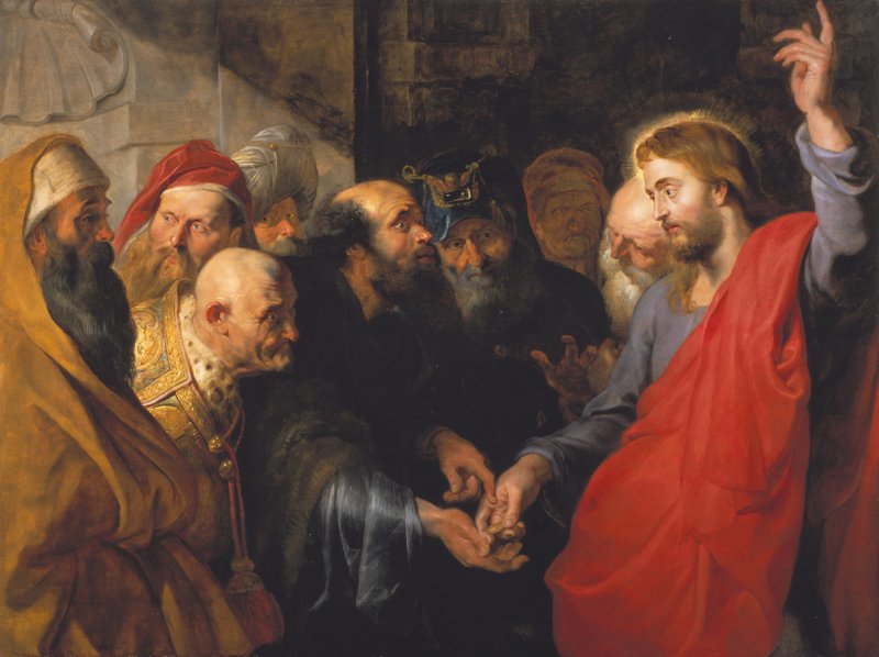 “The Tribute Money,” by Peter Paul Rubens, 1577-1640, Flemish. (Wikimedia Commons)