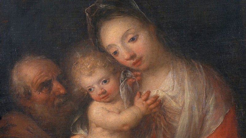 “The Holy Family,” by Andrea Celesti, 1637-1712, Italian. (Wikimedia Commons)