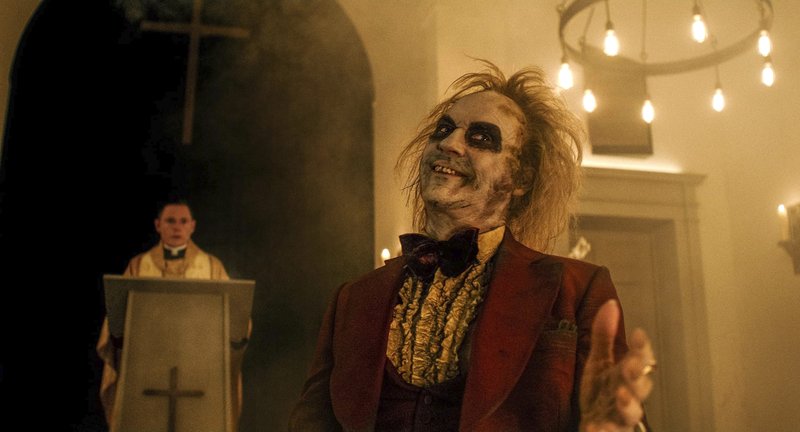 Michael Keaton reprises his role as Beetlejuice in the new film “Beetlejuice Beetlejuice.” (IMDB)