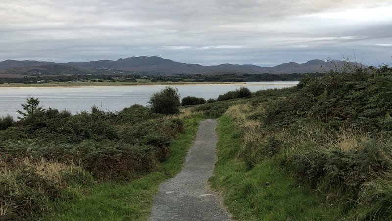 A path at the Franciscan friary in Ireland’s County Donegal. (Heather King)