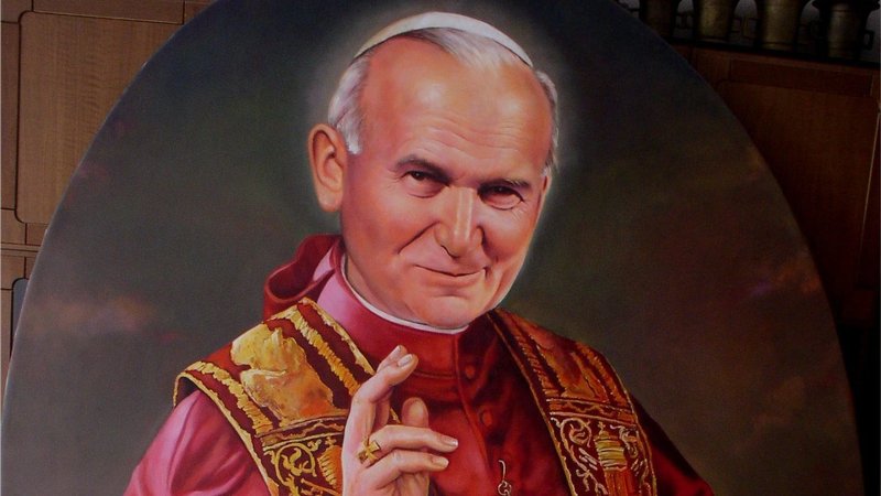 Portrait of St. Pope John Paul II, by Zbigniew Kotyłło, born 1953. (Wikimedia Commons)