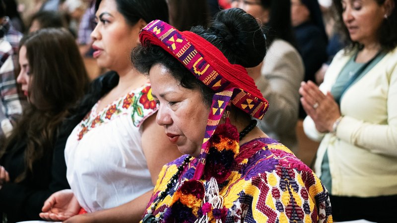 LA Catholics gathered Sept. 29 to celebrate the annual Mass for All Immigrants with Archbishop Gomez at the Cathedral of Our Lady of the Angels. (Victor Alemán)