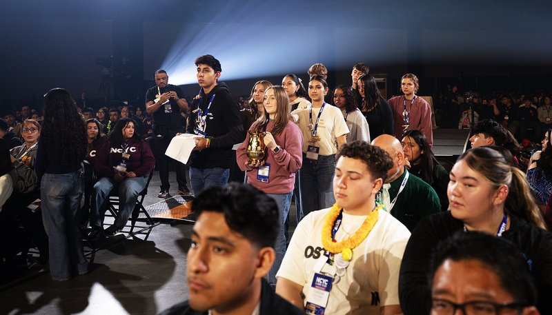 More than 3,000 young people attended the 2024 National Catholic Youth Conference — only the second time the event has been in Long Beach. (Victor Alemán)