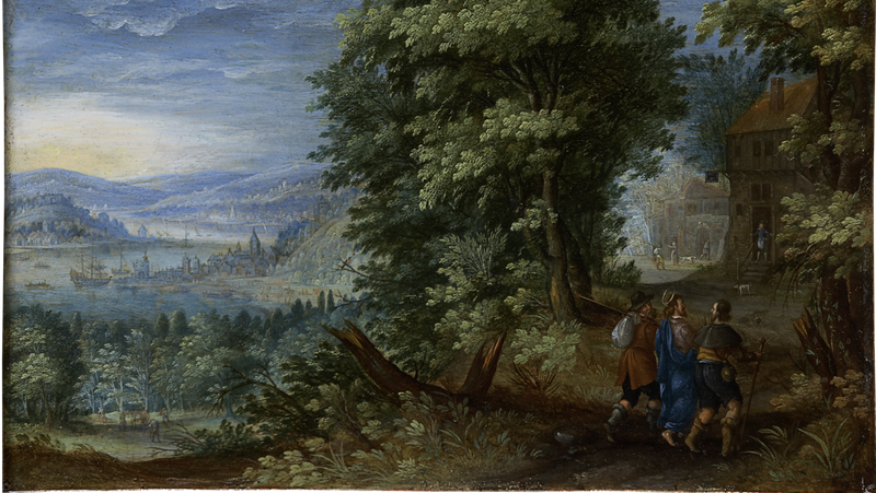 “The Walk to Emmaus,” anonymous, in the Städel, a museum in Frankfurt, Germany. (Wikimedia Commons)