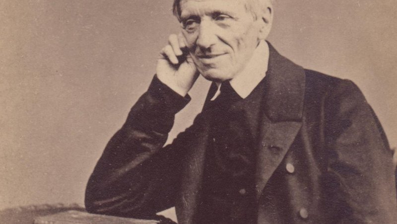 Saint John Henry Newman is pictured in an 1865 photo. (CNS photo/courtesy Fathers of the Birmingham Oratory)