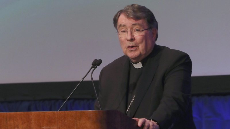 Christophe Pierre, apostolic nuncio to the United States, speaks during a Nov. 12, 2024, session of the fall general assembly of the U.S. Conference of Catholic Bishops in Baltimore. (OSV News photo/Bob Roller)