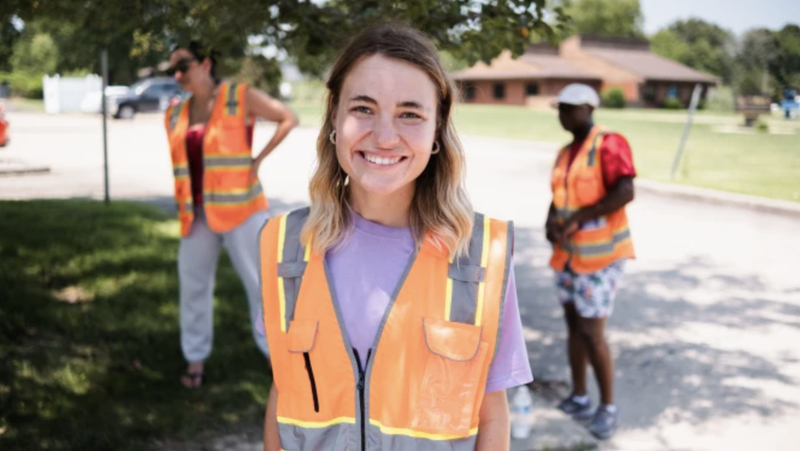 Sarah Richardson, a sidewalk counselor with Coalition Life in Carbondale, Illinois. (Courtesy of Thomas More Society via CNA)