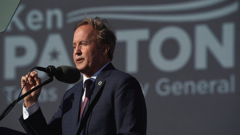 Texas Attorney General Ken Paxton speaks ahead of a rally held by former U.S. President Donald Trump, in Robstown, Texas, Oct. 22, 2022. Paxton filed a lawsuit Dec. 12, 2024, against a New York doctor who illegally sent abortion pills to a pregnant woman in Texas. (OSV News photo/Go Nakamura, Reuters)